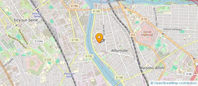 localisation de l'entreprise MONSIEUR FARID LACHIBI  ALFORTVILLE