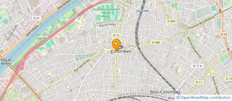 localisation de l'entreprise MONSIEUR FARID LAMANI à COLOMBES