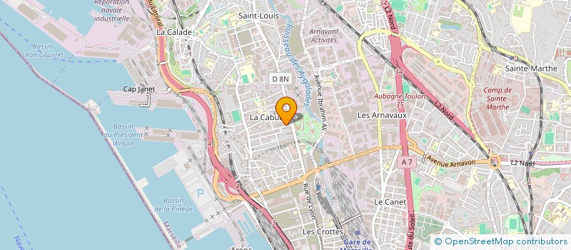 localisation de l'entreprise MONSIEUR FARID LAMIRI à MARSEILLE