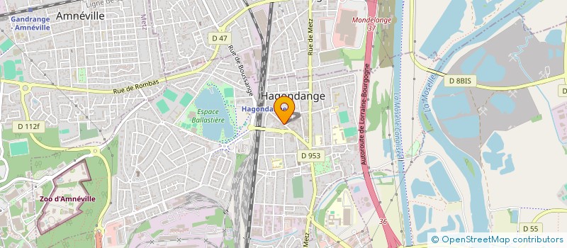 localisation de l'entreprise MONSIEUR FARID LAMRANI  HAGONDANGE