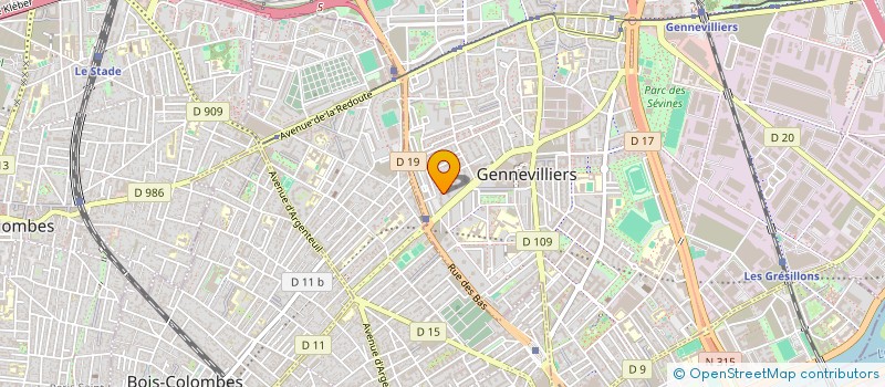 localisation de l'entreprise MONSIEUR FARID LEBSIR à GENNEVILLIERS