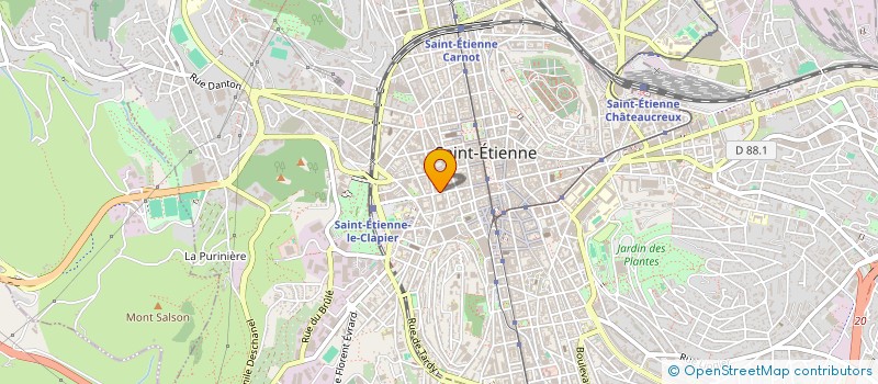 localisation de l'entreprise MONSIEUR FARID LEFKIR à SAINT-ETIENNE