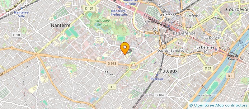 localisation de l'entreprise MONSIEUR FARID LOULI  NANTERRE