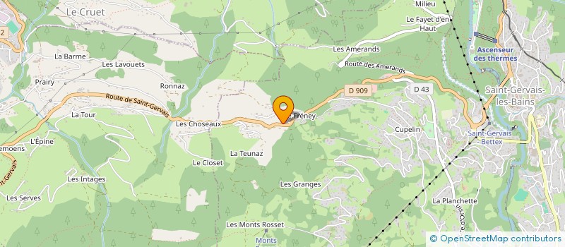 localisation de l'entreprise MONSIEUR FARID LOUNISSI à SAINT-GERVAIS-LES-BAINS