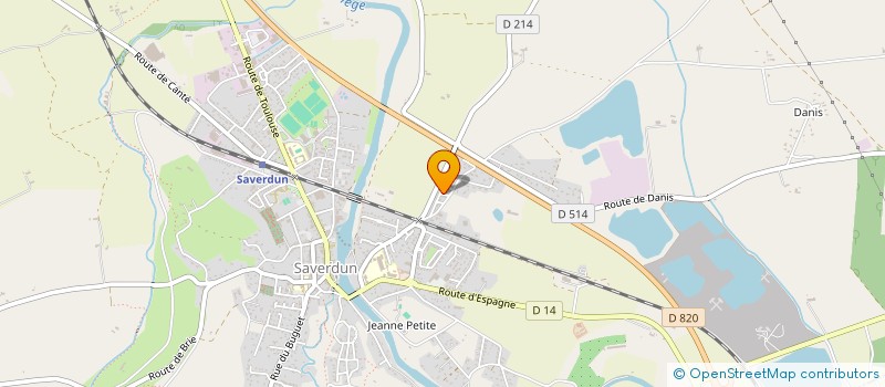 localisation de l'entreprise MONSIEUR FARID MAAROUF à SAVERDUN