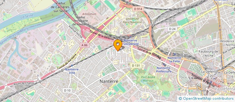 localisation de l'entreprise MONSIEUR FARID MADAR  NANTERRE