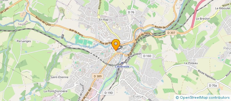 localisation de l'entreprise MONSIEUR FARID MAMMAR  L'ARBRESLE