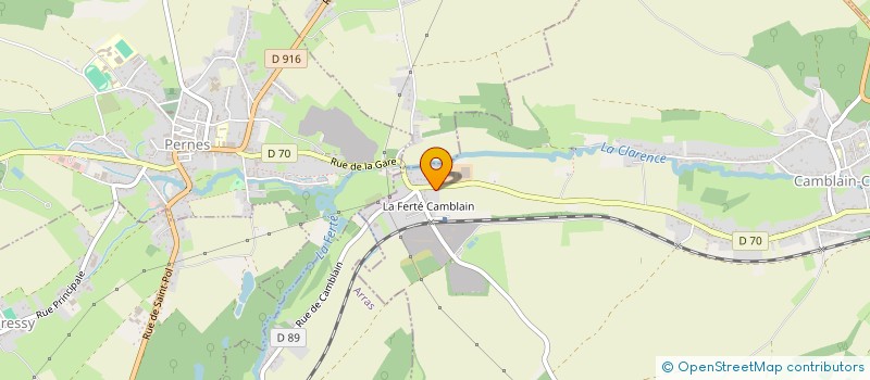 localisation de l'entreprise MONSIEUR FARID MARTINAGE  CAMBLAIN-CHATELAIN