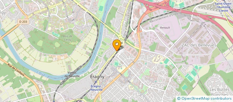 localisation de l'entreprise MONSIEUR FARID MARTINS  ERAGNY