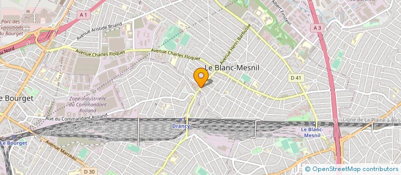 localisation de l'entreprise MONSIEUR FARID MECHERI à LE BLANC-MESNIL