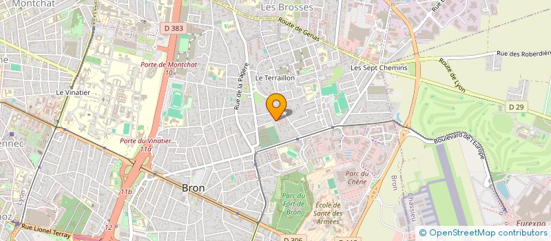 localisation de l'entreprise MONSIEUR FARID MERBAI à BRON