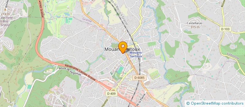 localisation de l'entreprise MONSIEUR FARID MESBAH à MOUANS-SARTOUX