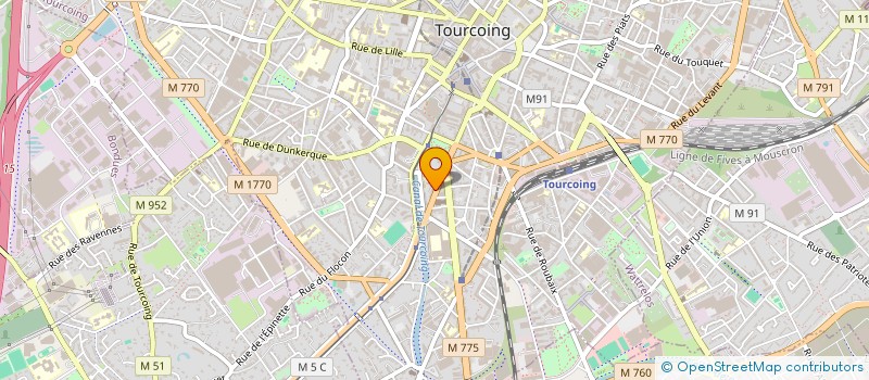 localisation de l'entreprise MONSIEUR FARID MESLOUHI  TOURCOING