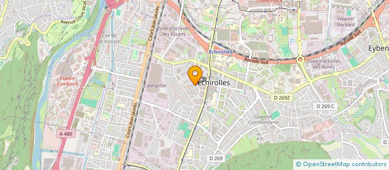 localisation de l'entreprise MONSIEUR FARID MESSALITI  ECHIROLLES