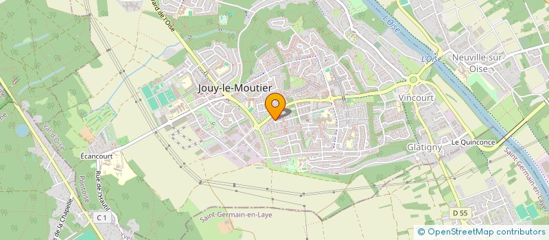 localisation de l'entreprise MONSIEUR FARID MEZIANI  JOUY-LE-MOUTIER