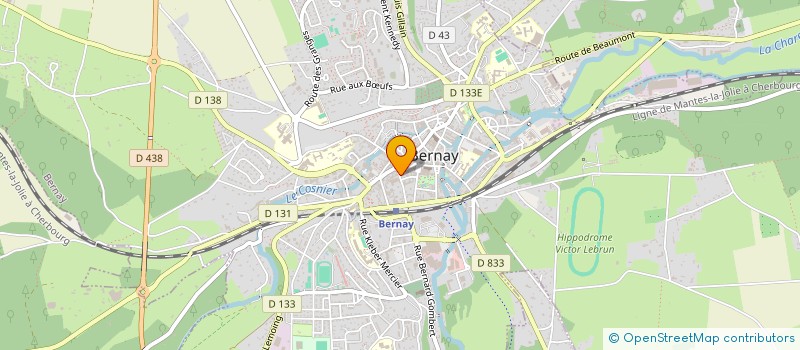 localisation de l'entreprise MONSIEUR FARID MOKDAD à BERNAY