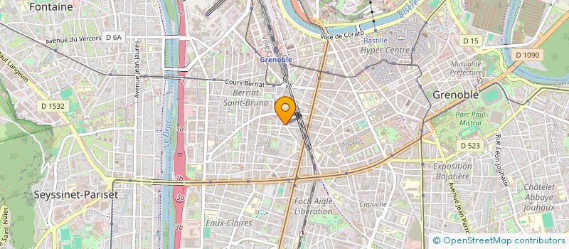 localisation de l'entreprise MONSIEUR FARID MOUSSAOUI  GRENOBLE