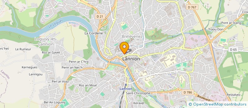 localisation de l'entreprise MONSIEUR FARID NASIR  LANNION