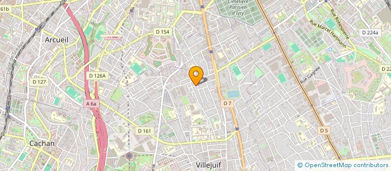 localisation de l'entreprise MONSIEUR FARID OUAMRANE à VILLEJUIF