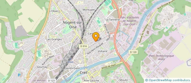 localisation de l'entreprise MONSIEUR FARID OUKACI à NOGENT-SUR-OISE
