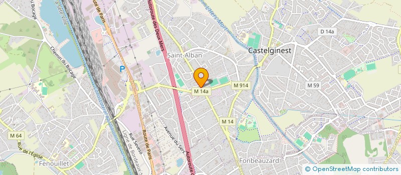 localisation de l'entreprise MONSIEUR FARID OULD-HAMMOU  SAINT-ALBAN