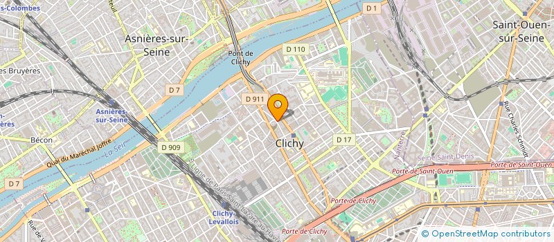 localisation de l'entreprise MONSIEUR FARID RACHIDI à CLICHY