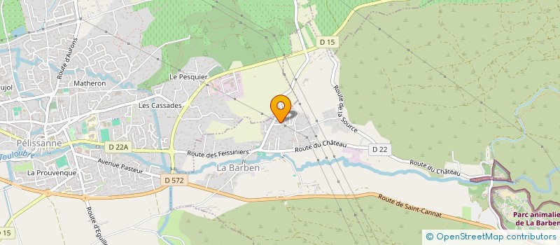 localisation de l'entreprise MONSIEUR FARID RAFRAFI  LA BARBEN