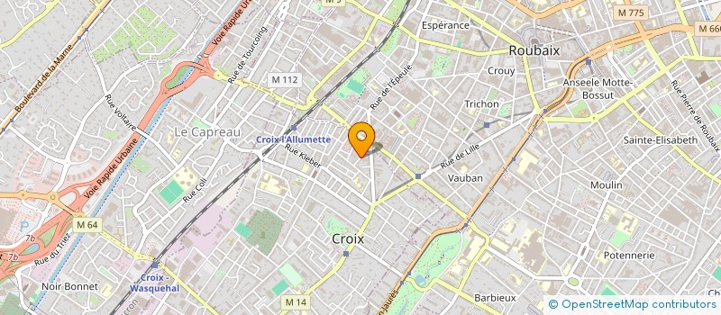 localisation de l'entreprise MONSIEUR FARID RAHMANI à CROIX