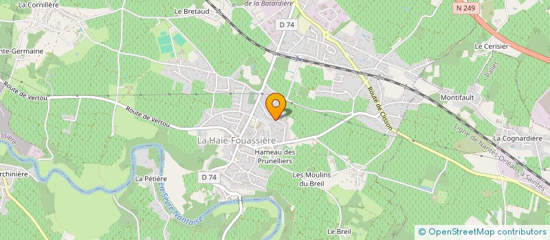 localisation de l'entreprise MONSIEUR FARID REDJAI à LA HAIE-FOUASSIERE