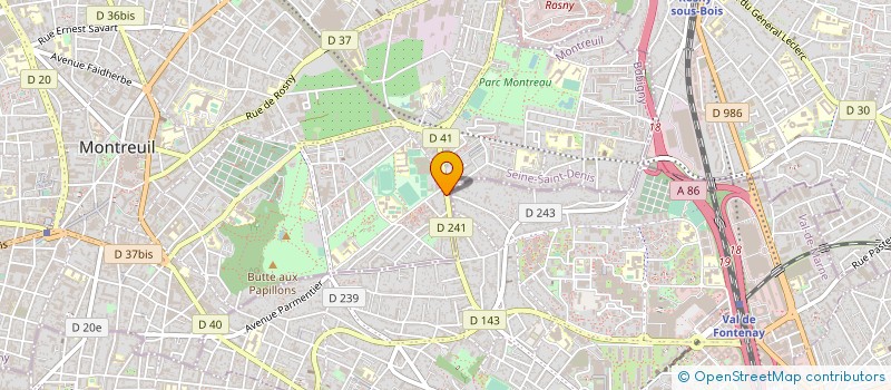 localisation de l'entreprise MONSIEUR FARID REKEB à MONTREUIL
