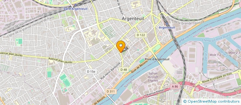 localisation de l'entreprise MONSIEUR FARID REZGUI  ARGENTEUIL