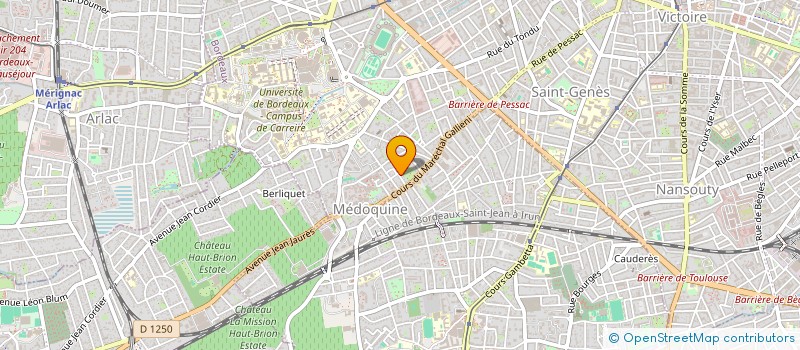 localisation de l'entreprise MONSIEUR FARID ROUAFI  BORDEAUX