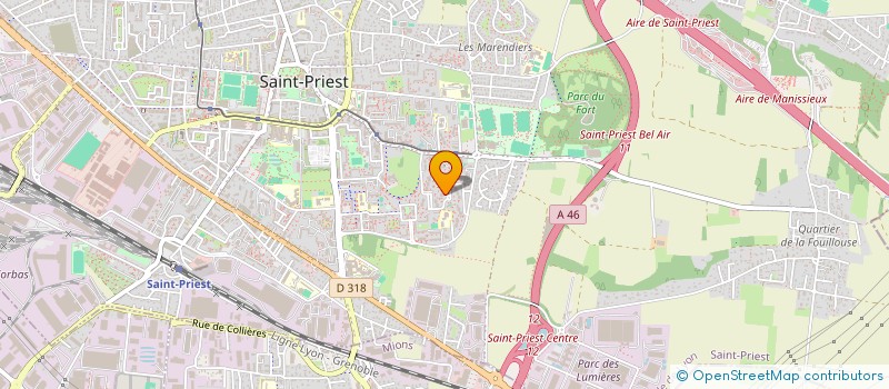 localisation de l'entreprise MONSIEUR FARID SAADA  SAINT-PRIEST