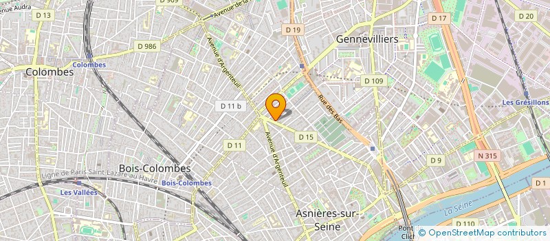 localisation de l'entreprise MONSIEUR FARID SAADAT  ASNIERES-SUR-SEINE