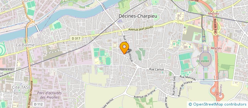 localisation de l'entreprise MONSIEUR FARID SAADIA  DECINES-CHARPIEU