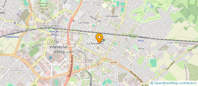 localisation de l'entreprise MONSIEUR FARID SAIDI  VILLENEUVE-D'ASCQ