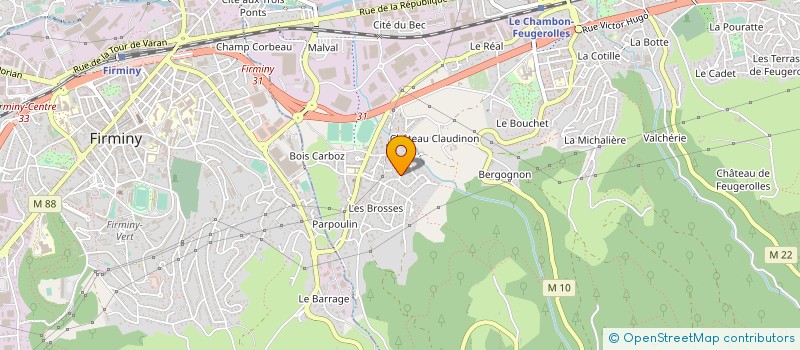 localisation de l'entreprise MONSIEUR FARID SEFSAF à SAINT-ETIENNE