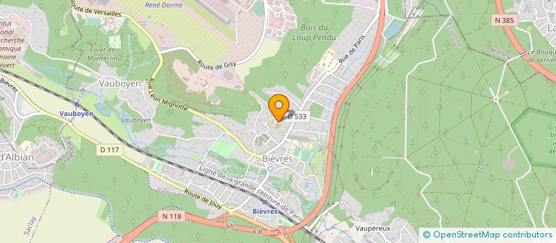 localisation de l'entreprise MONSIEUR FARID SERHANI  BIEVRES