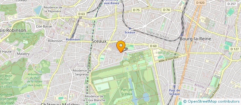 localisation de l'entreprise MONSIEUR FARID TAGER à SCEAUX
