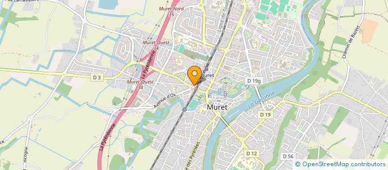 localisation de l'entreprise MONSIEUR FARID TERKI  MURET