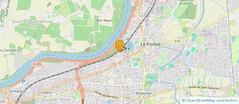 localisation de l'entreprise MONSIEUR FARID TERMELLIL  LE PONTET