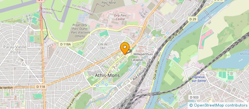 localisation de l'entreprise MONSIEUR FARID TIMSIT à ATHIS-MONS