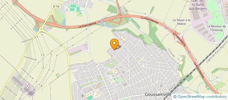 localisation de l'entreprise MONSIEUR FARID ULLAH AHMAD ZAI  GOUSSAINVILLE