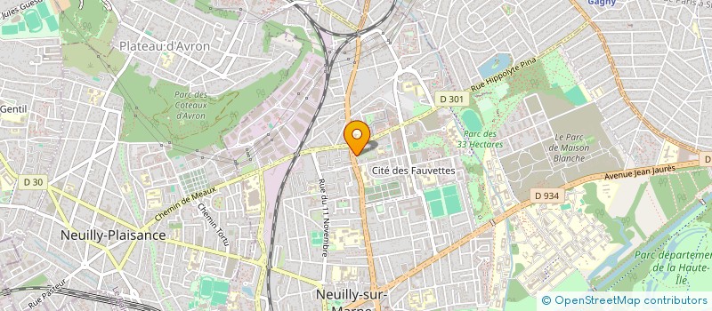 localisation de l'entreprise MONSIEUR FARID YAHIA à NEUILLY-SUR-MARNE