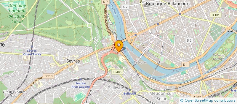 localisation de l'entreprise MONSIEUR FARID ZABOT à SEVRES