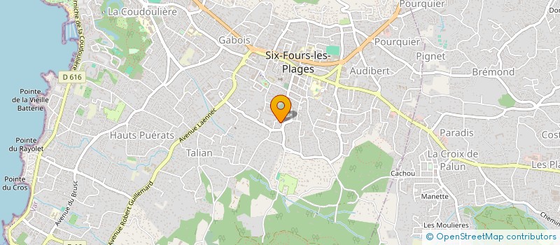 localisation de l'entreprise MONSIEUR FARID ZAOUIA à SIX-FOURS-LES-PLAGES