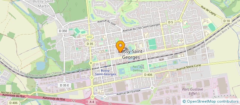 localisation de l'entreprise MONSIEUR FARID ZERMANI  BUSSY-SAINT-GEORGES