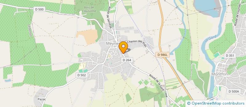 localisation de l'entreprise MONSIEUR FARID ZEROUALI  MEYNES