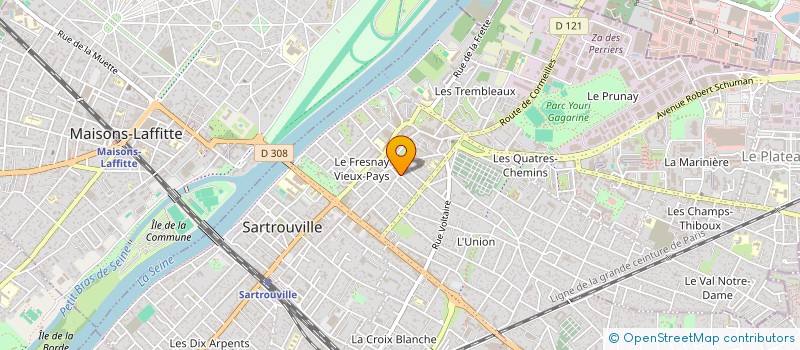 localisation de l'entreprise MONSIEUR FARID ZIANI  SARTROUVILLE