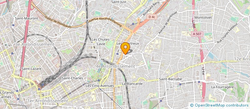 localisation de l'entreprise MONSIEUR FARIDE AMAOUCHE  MARSEILLE